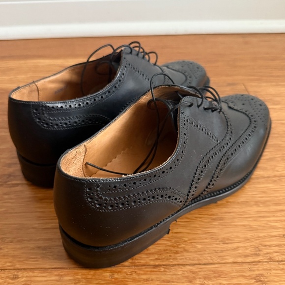 Paolo Falcone Men’s Leather Wing Tip Dress Shoes